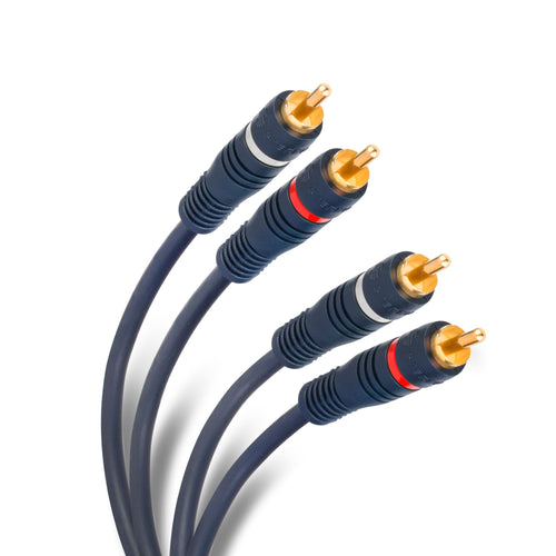 Bose Accessoires enceintes professionnelles 1.5 mètres Câble Audio Professionnel RCA/RCA (1,5m, 3m, 6m)