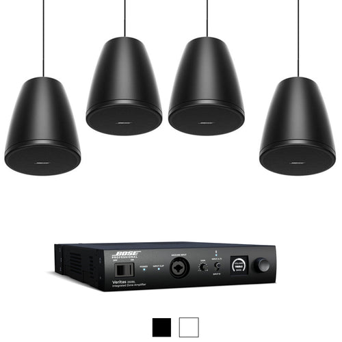 Bose Pack sonorisation professionnelle Bose Pack de sonorisation professionnelle Veritas 250 BL avec 4 enceintes suspendues DM3P