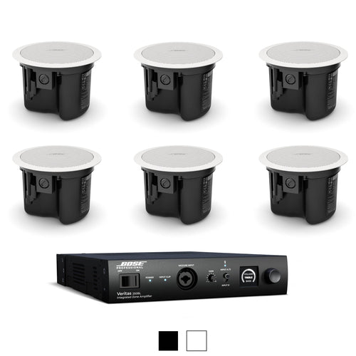 Bose Pack sonorisation professionnelle Bose Pack de sonorisation professionnelle Veritas 250 BL avec 6 enceintes encastrables Bose Freespace FS2C
