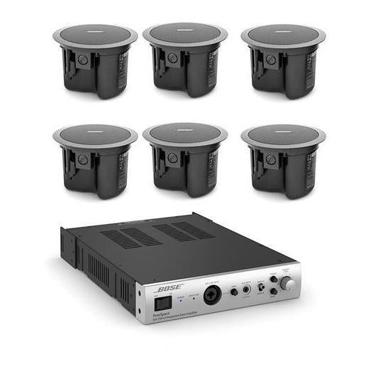 Bose Pack de sonorisation professionnelle IZA 250 avec 6 enceintes  encastrables Bose Freespace FS2C